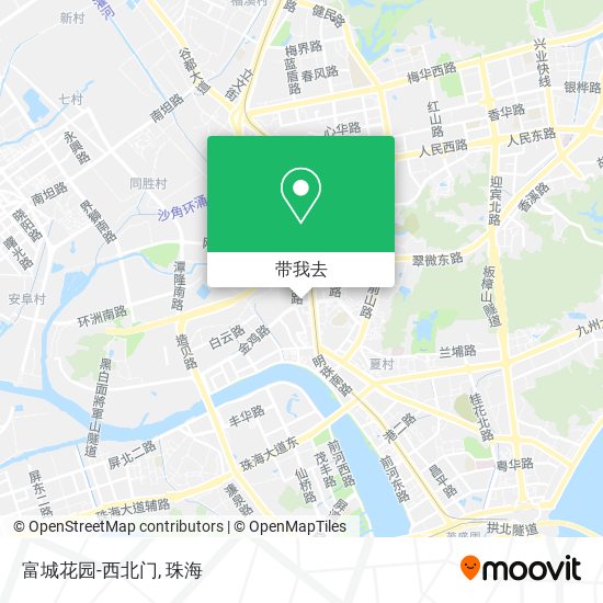 富城花园-西北门地图