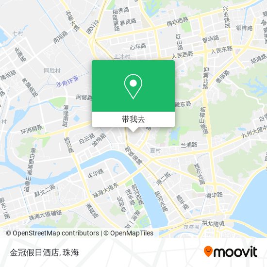 金冠假日酒店地图