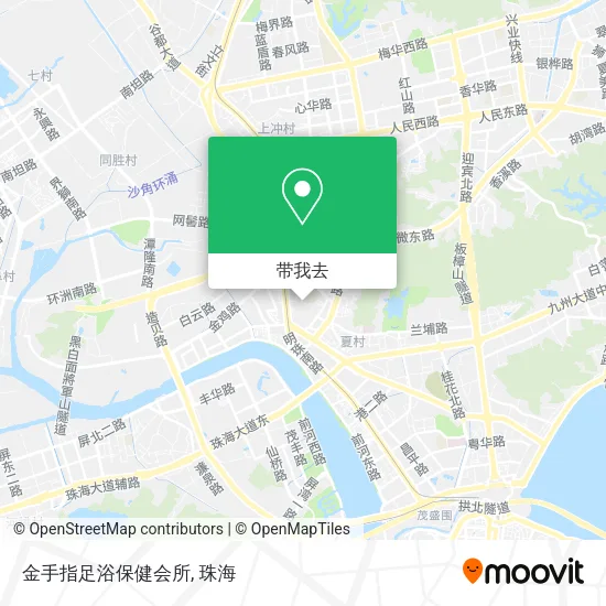 金手指足浴保健会所地图
