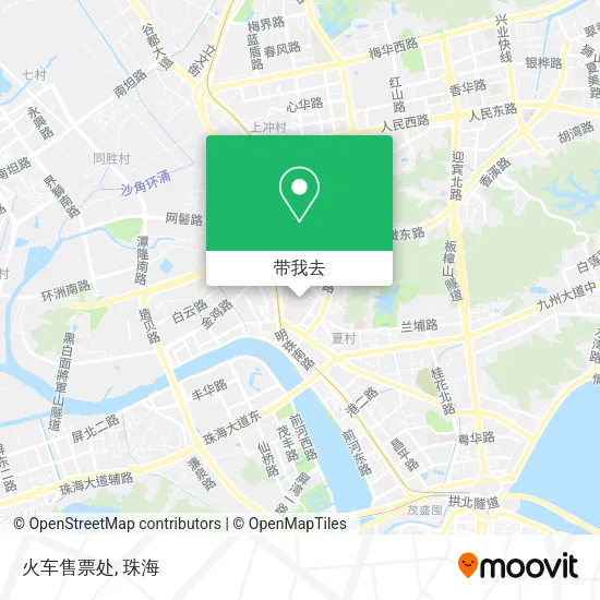 火车售票处地图