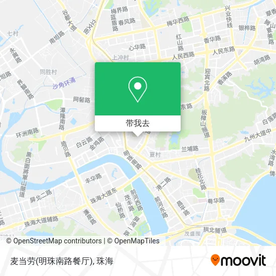 麦当劳(明珠南路餐厅)地图