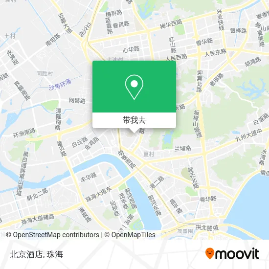 北京酒店地图