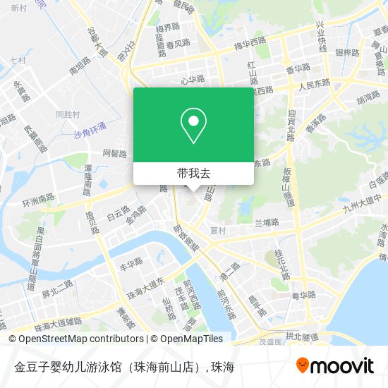 金豆子婴幼儿游泳馆（珠海前山店）地图