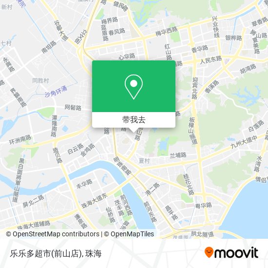 乐乐多超市(前山店)地图