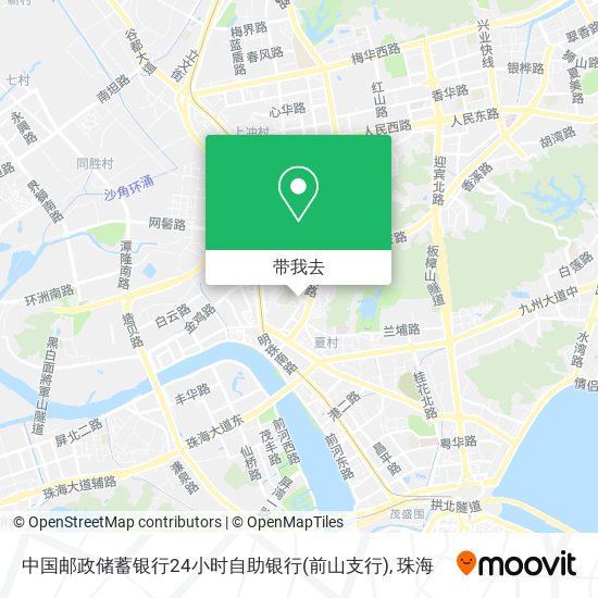 中国邮政储蓄银行24小时自助银行(前山支行)地图