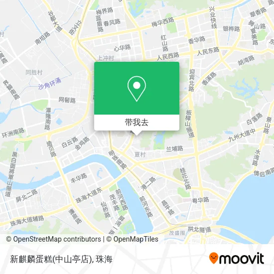新麒麟蛋糕(中山亭店)地图