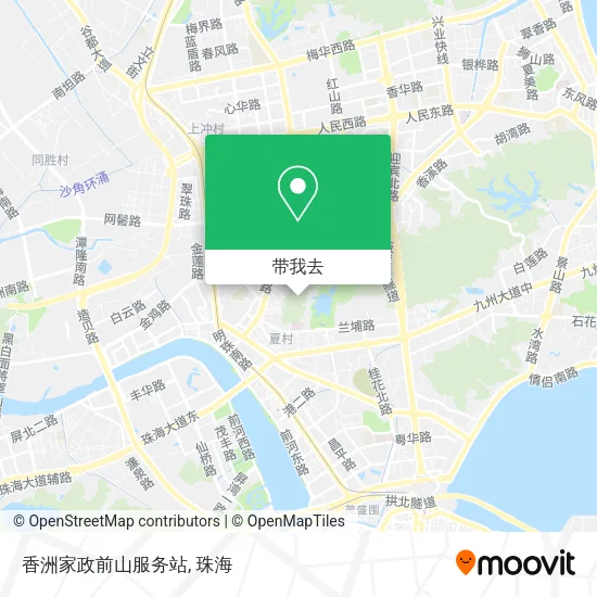 香洲家政前山服务站地图