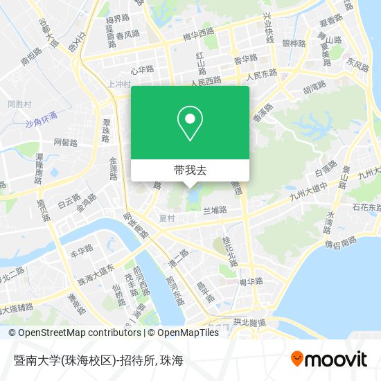 暨南大学(珠海校区)-招待所地图