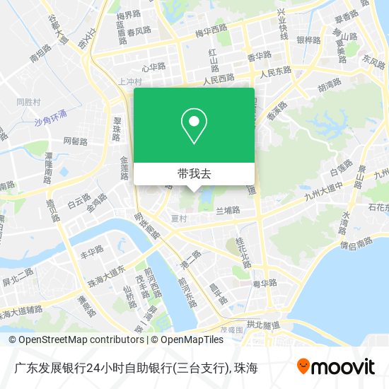 广东发展银行24小时自助银行(三台支行)地图