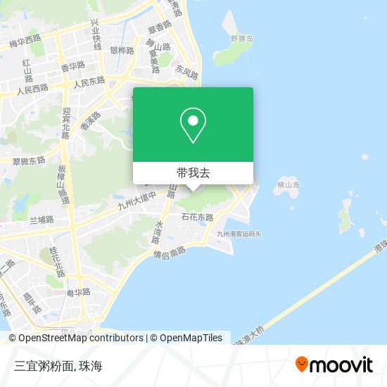 三宜粥粉面地图