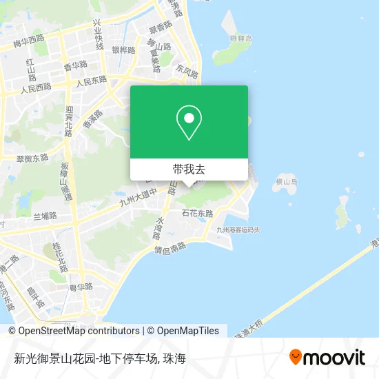 新光御景山花园-地下停车场地图
