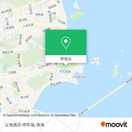 云海酒店-停车场地图