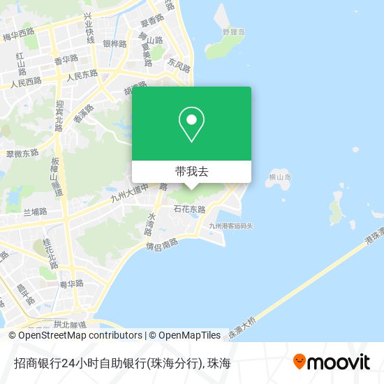 招商银行24小时自助银行(珠海分行)地图