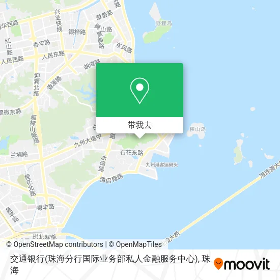 交通银行(珠海分行国际业务部私人金融服务中心)地图