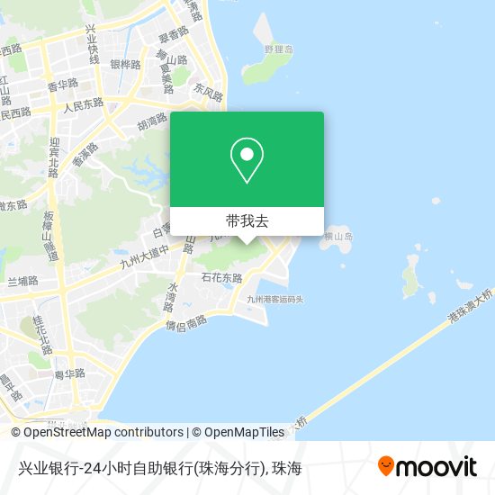 兴业银行-24小时自助银行(珠海分行)地图