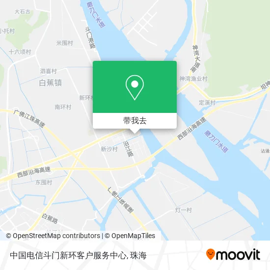 中国电信斗门新环客户服务中心地图
