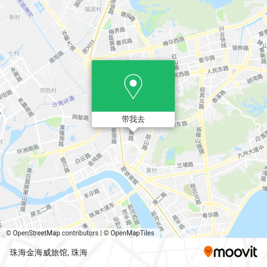 珠海金海威旅馆地图