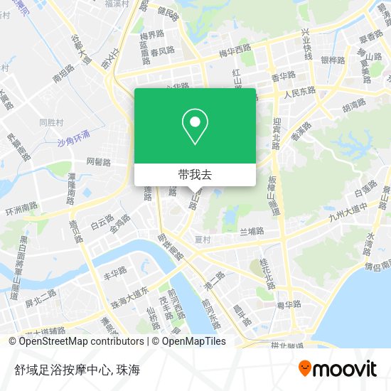 舒域足浴按摩中心地图