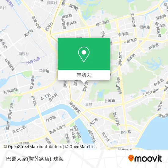 巴蜀人家(鞍莲路店)地图