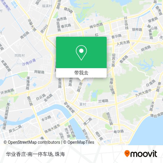 华业香庄-南一停车场地图