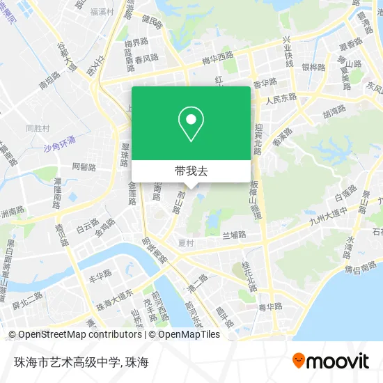 珠海市艺术高级中学地图