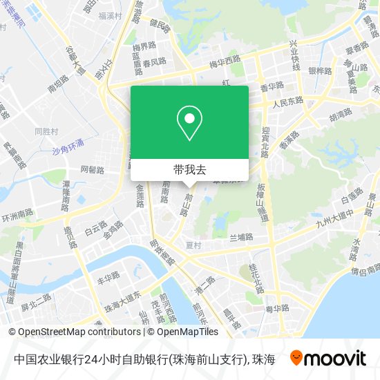 中国农业银行24小时自助银行(珠海前山支行)地图