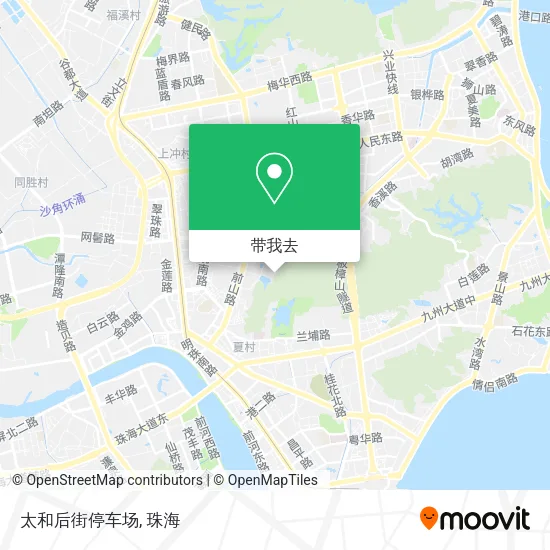 太和后街停车场地图