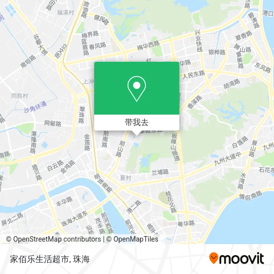 家佰乐生活超市地图