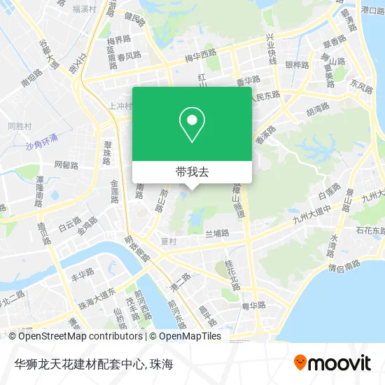 华狮龙天花建材配套中心地图