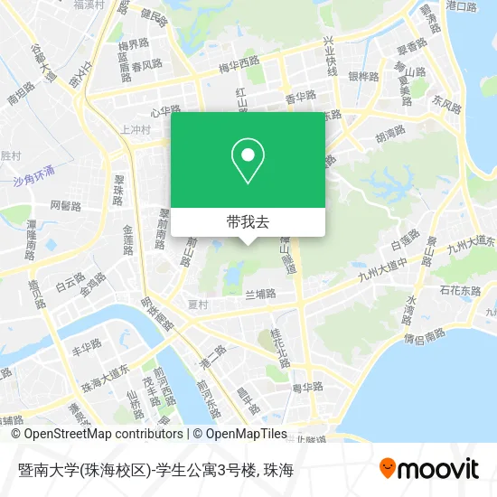 暨南大学(珠海校区)-学生公寓3号楼地图