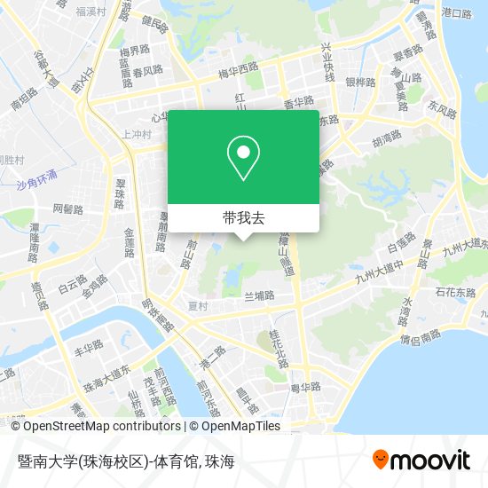 暨南大学(珠海校区)-体育馆地图