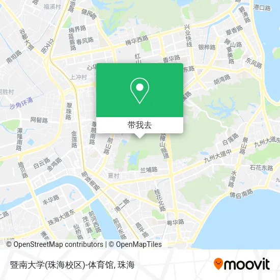 暨南大学(珠海校区)-体育馆地图