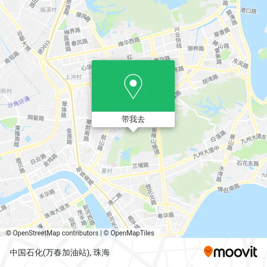 中国石化(万春加油站)地图