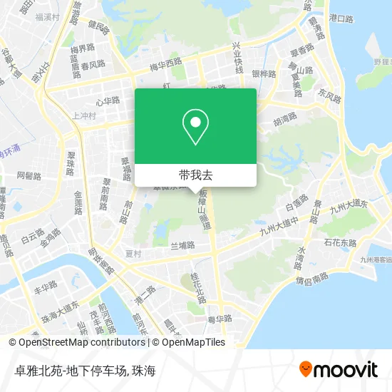 卓雅北苑-地下停车场地图