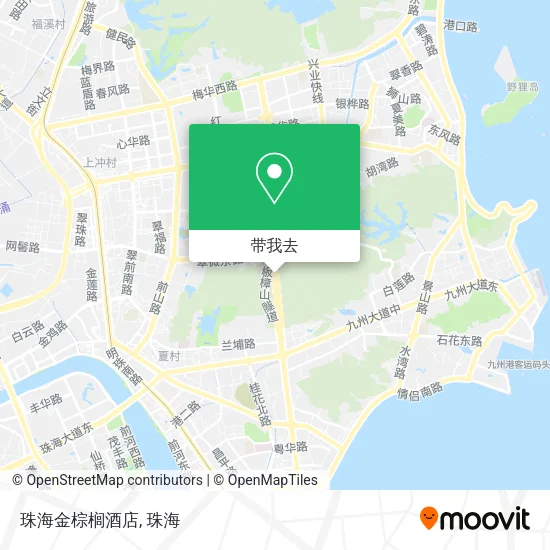 珠海金棕榈酒店地图