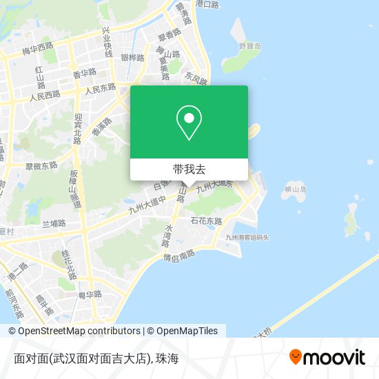 面对面(武汉面对面吉大店)地图