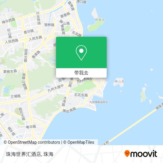 珠海世界汇酒店地图