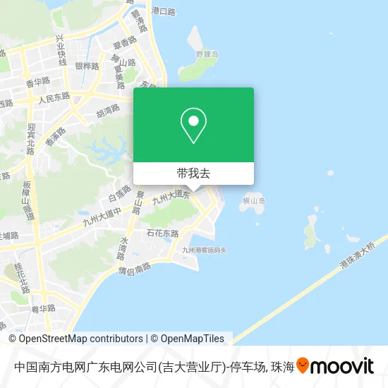 中国南方电网广东电网公司(吉大营业厅)-停车场地图