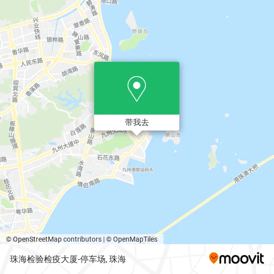 珠海检验检疫大厦-停车场地图