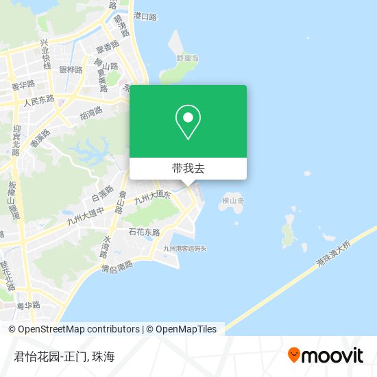 君怡花园-正门地图