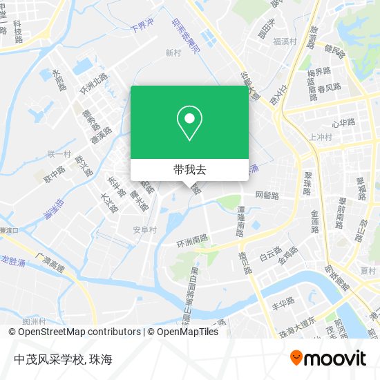 中茂风采学校地图