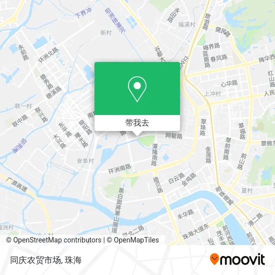 同庆农贸市场地图