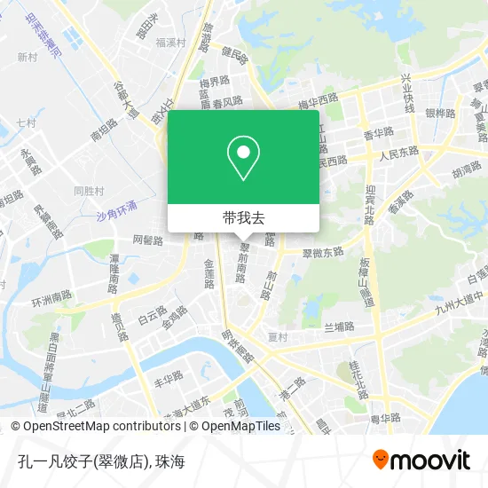 孔一凡饺子(翠微店)地图