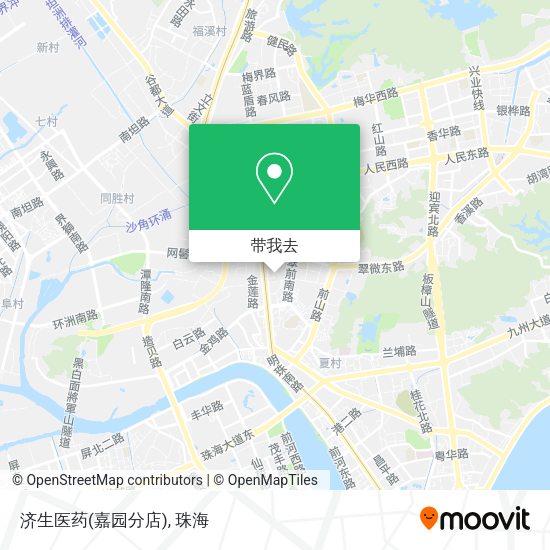 济生医药(嘉园分店)地图