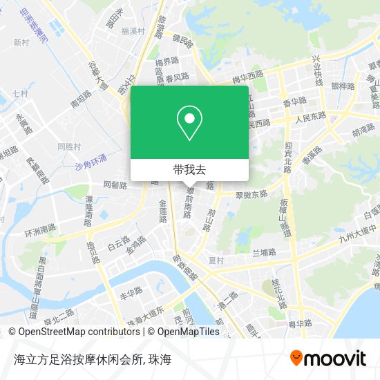 海立方足浴按摩休闲会所地图