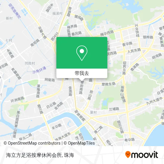 海立方足浴按摩休闲会所地图