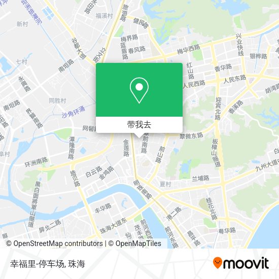 幸福里-停车场地图