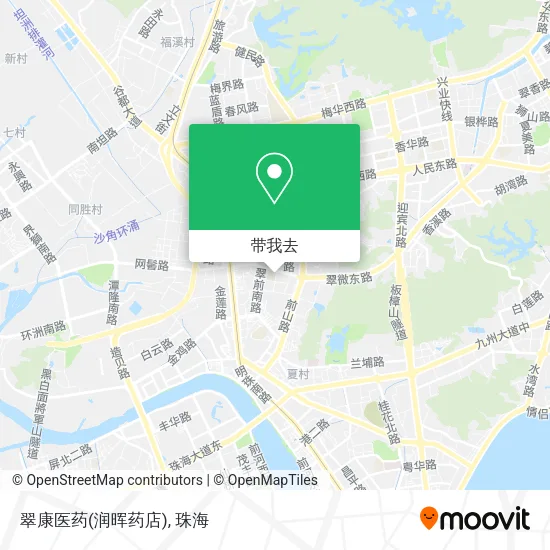 翠康医药(润晖药店)地图