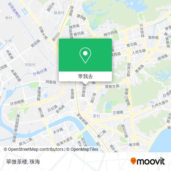 翠微茶楼地图