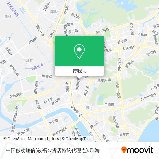 中国移动通信(敦福杂货店特约代理点)地图
